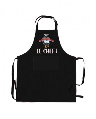 Sort C'est moi Le Chef, negru - SIMONA'S COOKSHOP